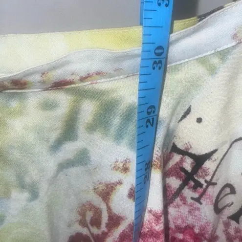 Lapis embellish multicolor graffiti circle skirt Women's MEdium Pink