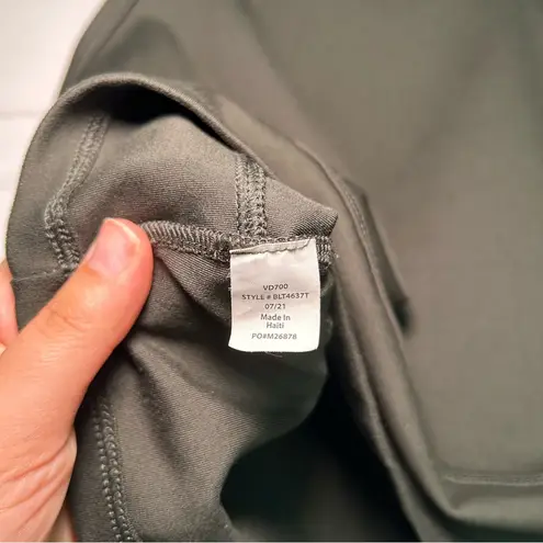 Balance Collection Green Fitted Crop Tank Top Workout Active Athleisure Outdoors