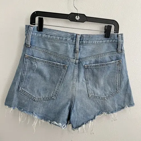 Madewell  Relaxed Denim Shorts Jean Size 27 High-Rise Light Wash 3” Womens NWOT