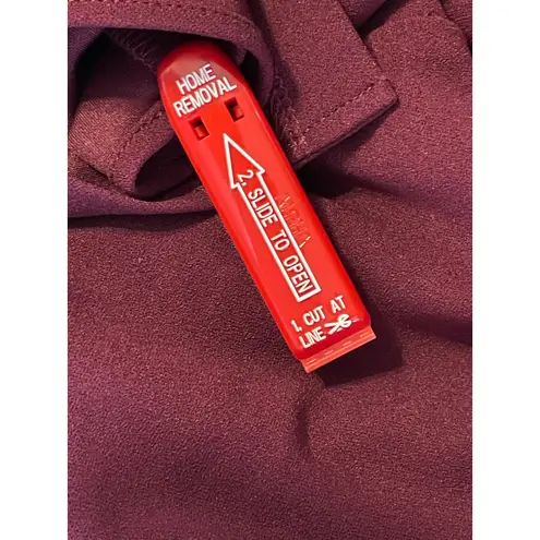 Sachin + Babi NWT Size 14 Nadia One Shoulder Deep Wine Stretch Crepe Gown