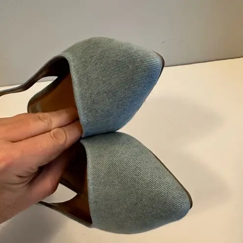 DV by Dolce Vita Shoes Women Classy Slingback Blue Denim Size 9