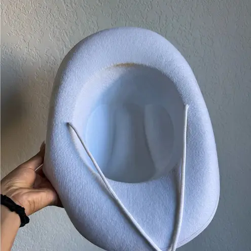 White Bride Cowboy Hat
