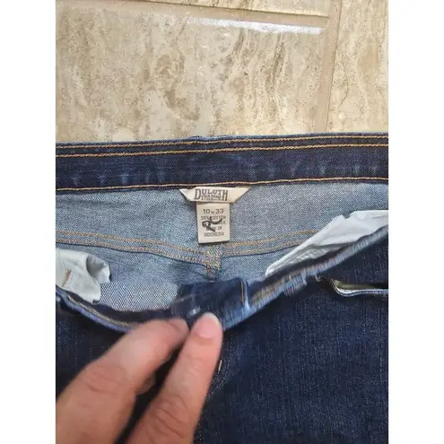 Women's Duluth Jeans Flex Work Relaxed Fit 40709 Blue Size 10