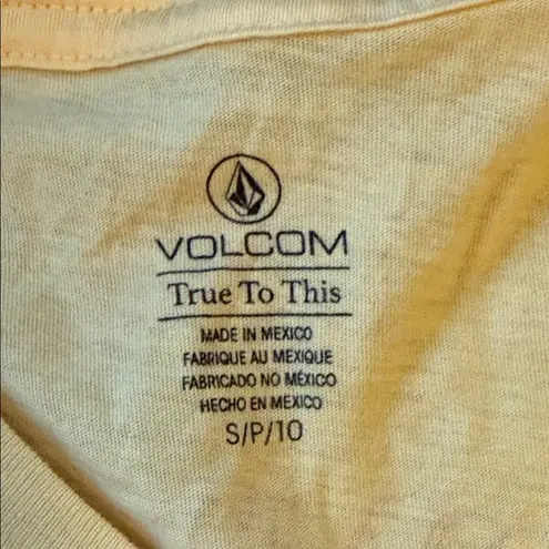 Volcom  True To This Size Small Women's Teen Follow the Path of the Stone T-Shirt thumbnail 5