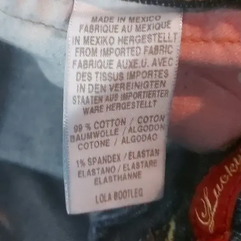 Lucky Brand  Lola Bootleg 4/27 Boho Western Costal Cowgirl Casual Classic Comfy