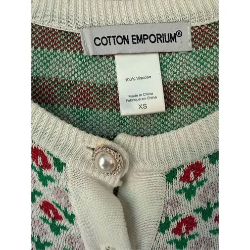 Cotton Emporium  Short Sleeve Cardigan