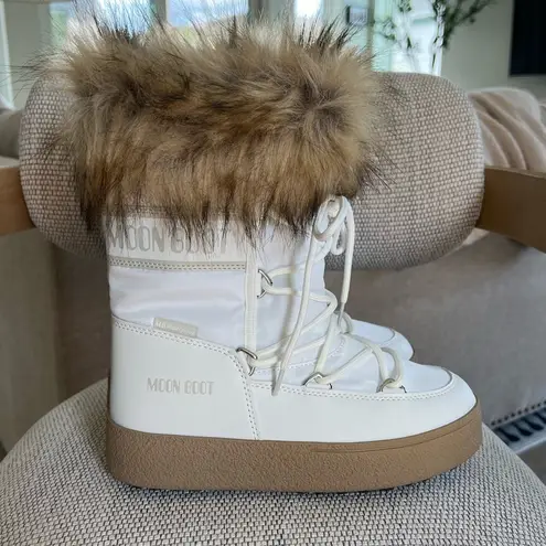 The Moon  BOOT LTrack Monaco Faux Fur-Trimmed Shell and Faux Leather Snow Boots