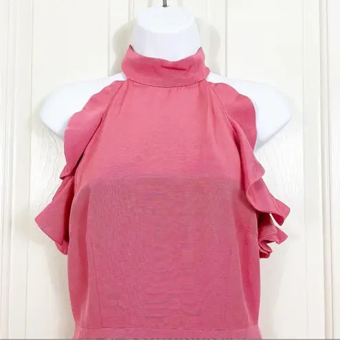 Elliatt Revolve Chord Ruffle Mini Valentine Dress Size S