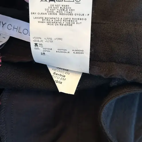 See By Chloe NEW Authentic See By Chloé Zippered Scalloped Black Flare Mini Skirt A-Line