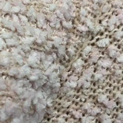 Soft Surroundings Sweater XS Pink 1/2-Zip Cowl Shawl Collar Cozy Pullover