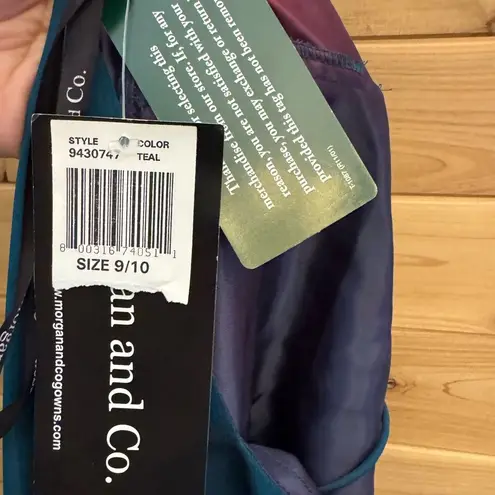 Vintage NWT Morgan & Co Medium Fairycore Mermaid Ethereal Fantasy Prom Gown Blue