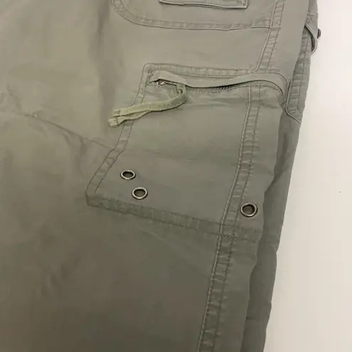 Fashion Bug - Khul style vintage green cargo pant cropped 10 - y2k