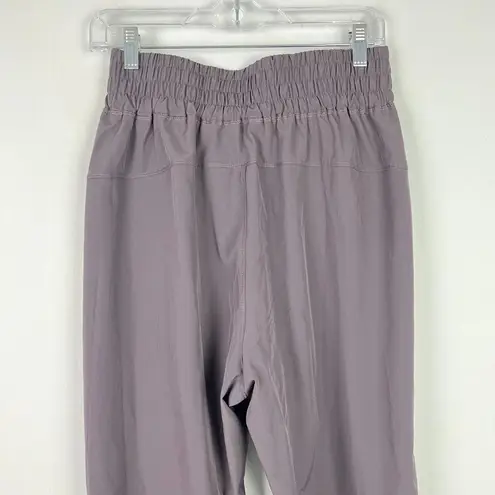 Halara NWT  High Waisted Elastic Waistband Casual Joggers Iris Purple Size Medium