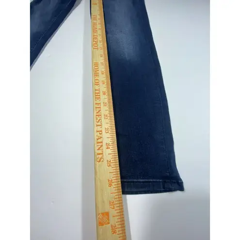 Mavi Jeans Ankle Dark Wash Mid Rise Skinny Leg Women's Size 28 Comfort Stretch Blue