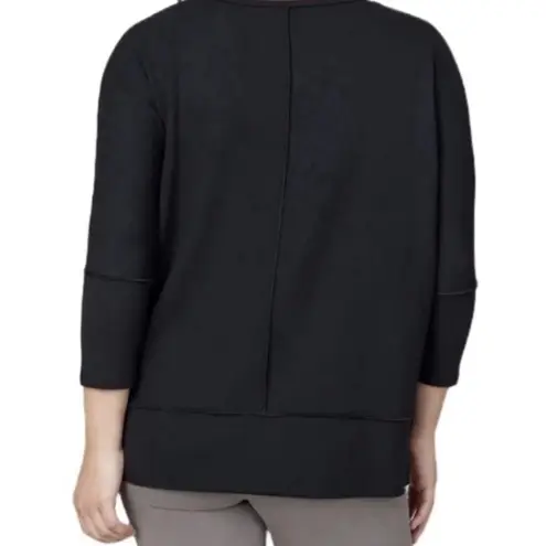 Spanx  Black Perfect Length Dolman 3/4 Sleeve Top Sweatshirt Medium thumbnail 9