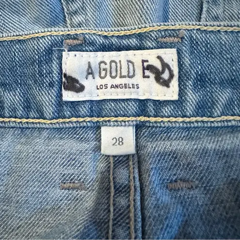 AGOLDE  Dakota Distressed Relaxed Boyfriend Capri Relaxed Skater‎ Shorts Sz 28