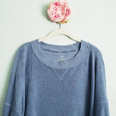 Aerie  Blue Cozy Good Sweater