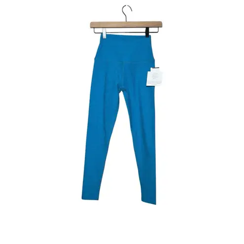 Beyond Yoga Space Dye Caught In The Midi High Waisted Legging XS NWT Blue Glow