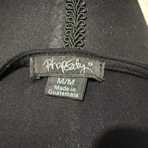 Rhapsody Black Cut Out Sleeveless Blouse