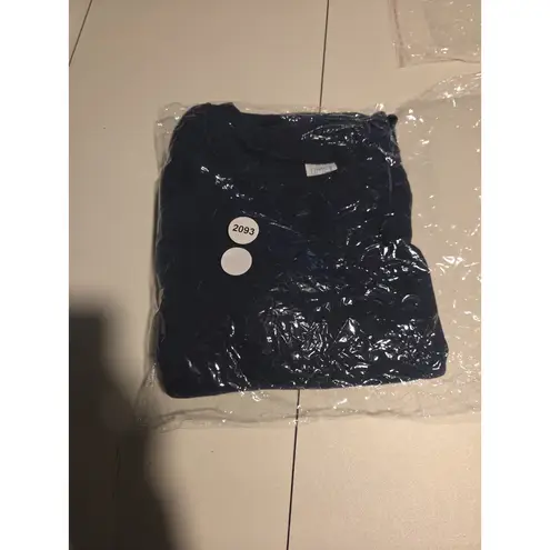 Time And Tru Blue Sweatshirt, Women's Large Pullover, Long Sleeve, Casual Comfy