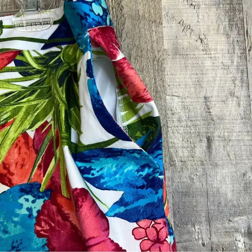 Attention Size 16 Contemporary Fit Floral Cuffed Shorts with Front Pockets