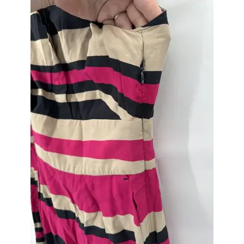 LK Bennett L.K Bennett Martha Shirt Dress Women 4 Striped Preppy Mini Summer Modern