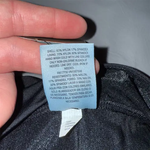 Shade and Shore Women's XS Black Swim Bottom Fold