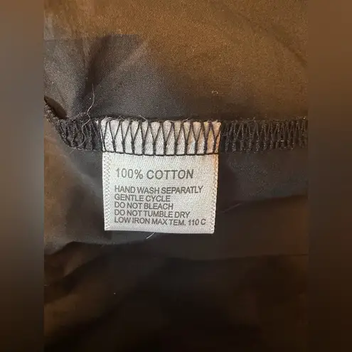 TOP IT OFF Puff Sleeve Tiered Tie Waist Zip Back Black Midi Dress 4/6