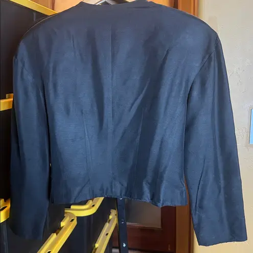 Vintage Eleanor P Brenner 100% Silk Black Double