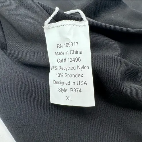 NEW Swim Systems Black French High Cut Bikini Bottoms size XL