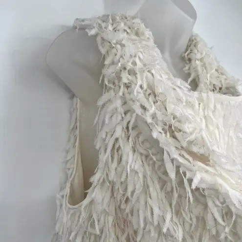 PEACHOO KREJBERG Asymmetrical Vest Blouse Top Runway Fashion