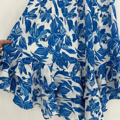 Grace Karin Floral Midi Dress Womens Small Feminine Boho Summer Cottage Smocked