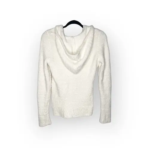 new Charlotte Tarantola π Fluffy Zipper Hoodie π Faux Sherpa π Winter White Size L