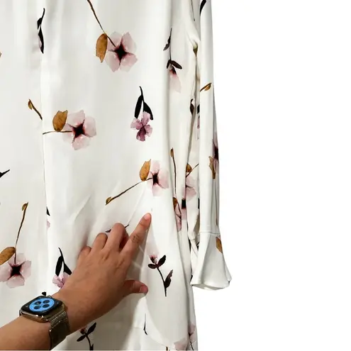 Shoshanna ANTHROPOLOGIE Floral Mini White Dress Sz 8