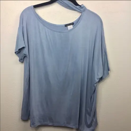 Sweet Claire Choker Off the Shoulder Tee Size Small