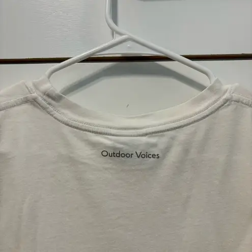 Outdoor Voices  White / Cream T Shirt