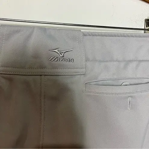 Mizuno women’s softball pants light gray size XL athletic activewear