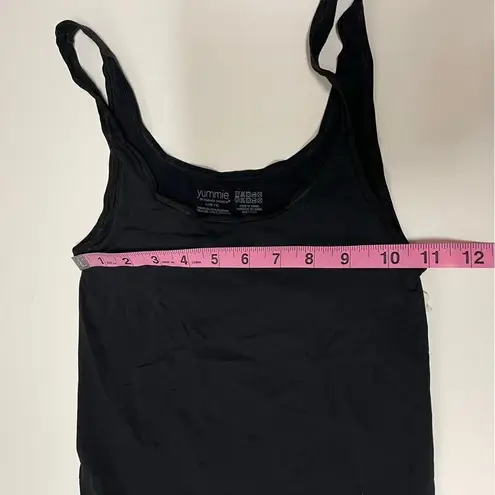 One Piece Yummie Maggie Bodysuit Womens Size Large Black Sleeveless  Pull On NWT