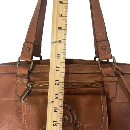 B.O.C. Leather Tan Shoulder Purse