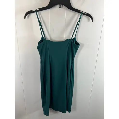 NWOT AFRM Silas Floral Appliqué mini dress in Botanical Green. Size S. Green