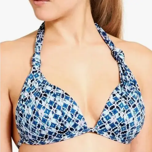 Athleta  Aqualuxe print halter bikini top size medium NWT - Image 1