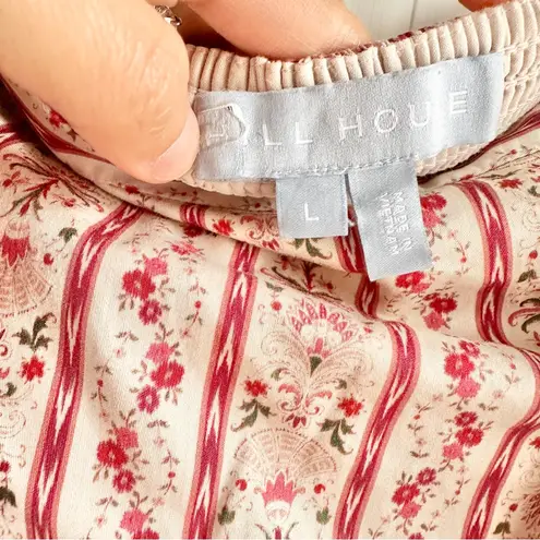 Hill House Margot Floral Emma Ikat Stripe Dress