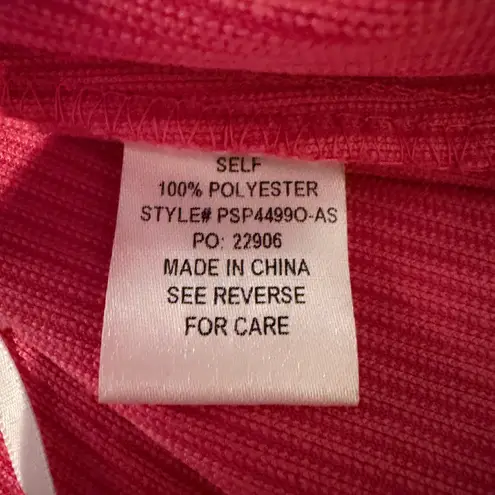 Arula Corduroy Pinafore Dress Jumper Women's 1X Pink Preppy Feminine Dainty