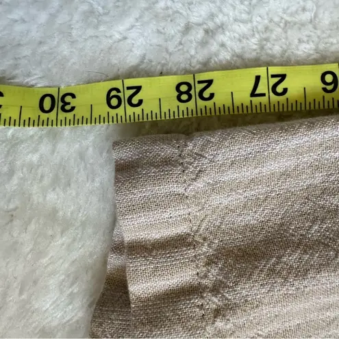 Caslon Cream striped Wide Leg Pants High-Waisted Comfort size medium