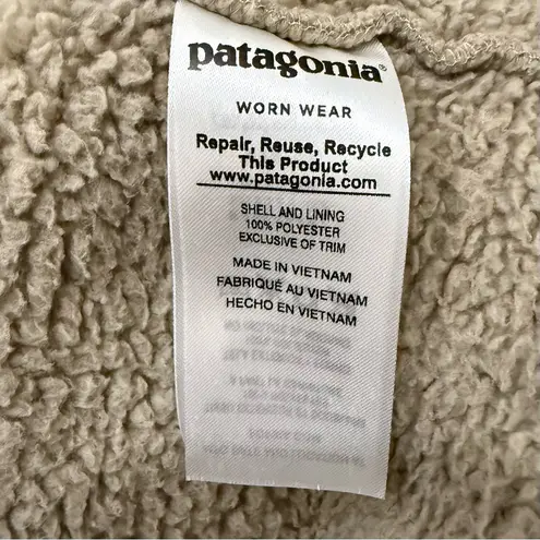 Patagonia  Los Gatos 1/4 Zip Fleece Jacket in Dark Beige Size S