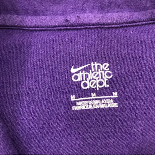 Nike  The Athletic Dept Purple Black Full Zip Up Track Jacket Sweatshirt Womens M