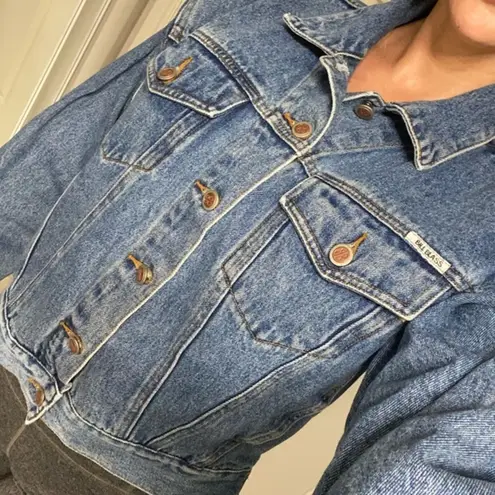 Bill Blass Vintage  Denim Jacket cropped