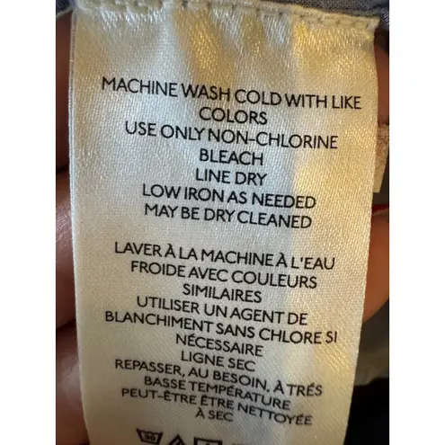 By Anthropologie Dress Women Small Blue White Striped Pleated Midi Preppy Boho