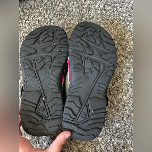 Coxist Women’s Gray Pink Active Waterproof Hiking Sandals Size 8