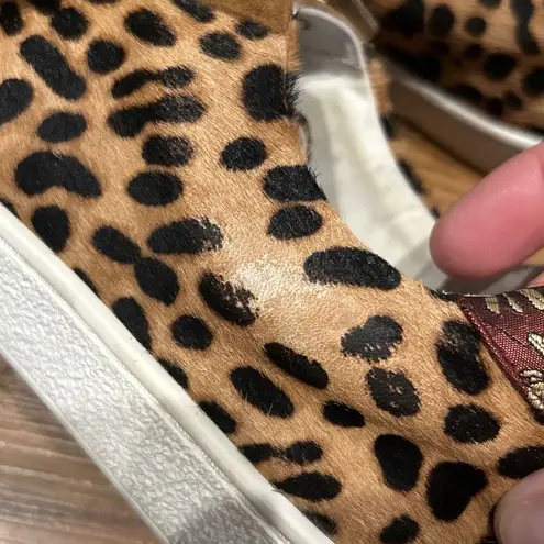 Johnny Was  Shoes Womens 7 Olivia Floral Leopard Print Sneakers JWS0012